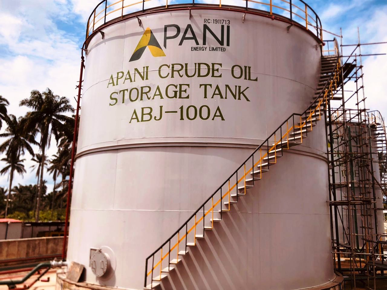 Apani Crude Oil Storage Tanks